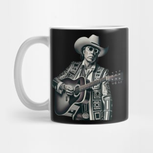 Dwight Yoakam Playing Guitar Mug